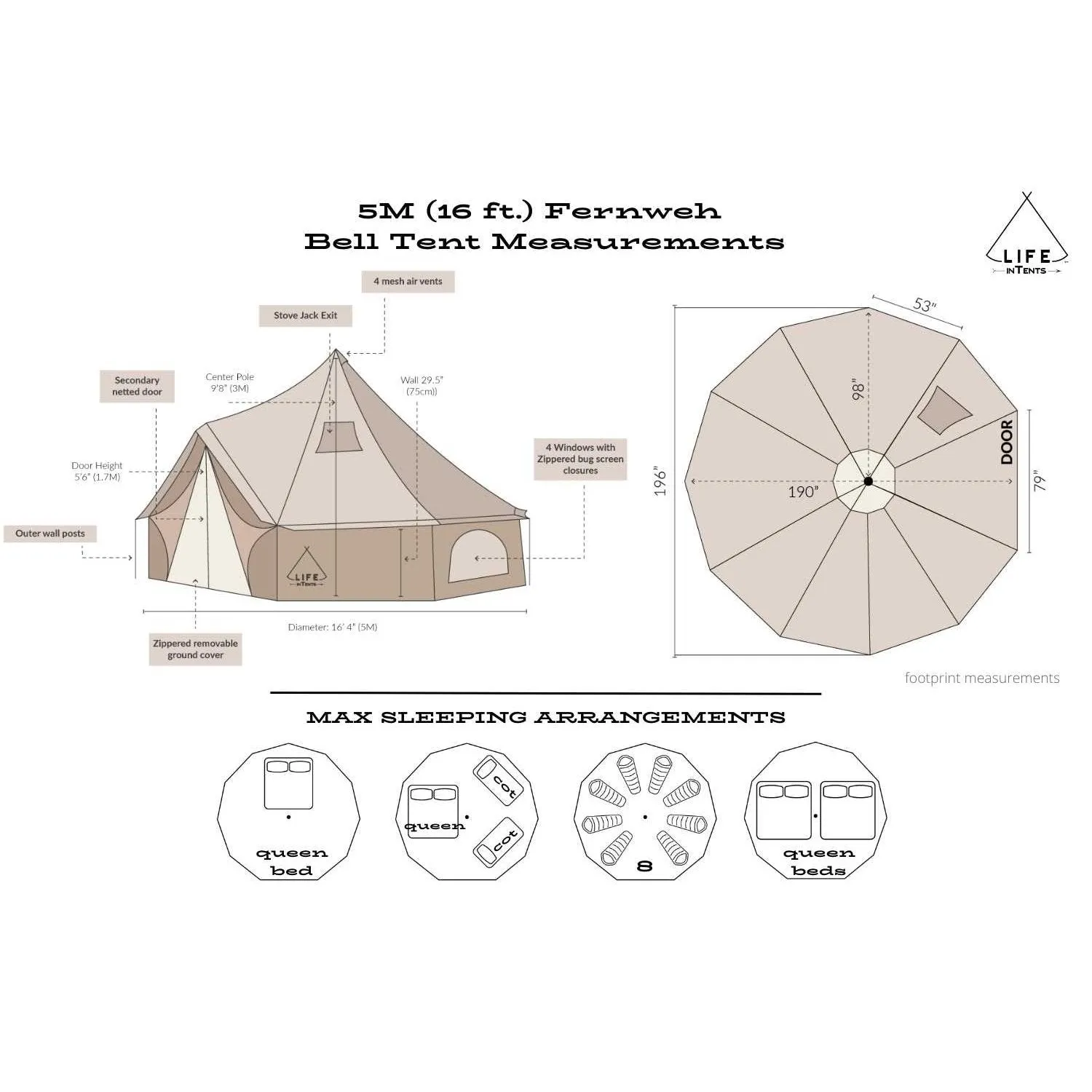 16' (5M) Fernweh™ Bell Tent