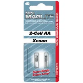 2-Pack 'AA' XENON Mini Incandescent Replacement Lamp