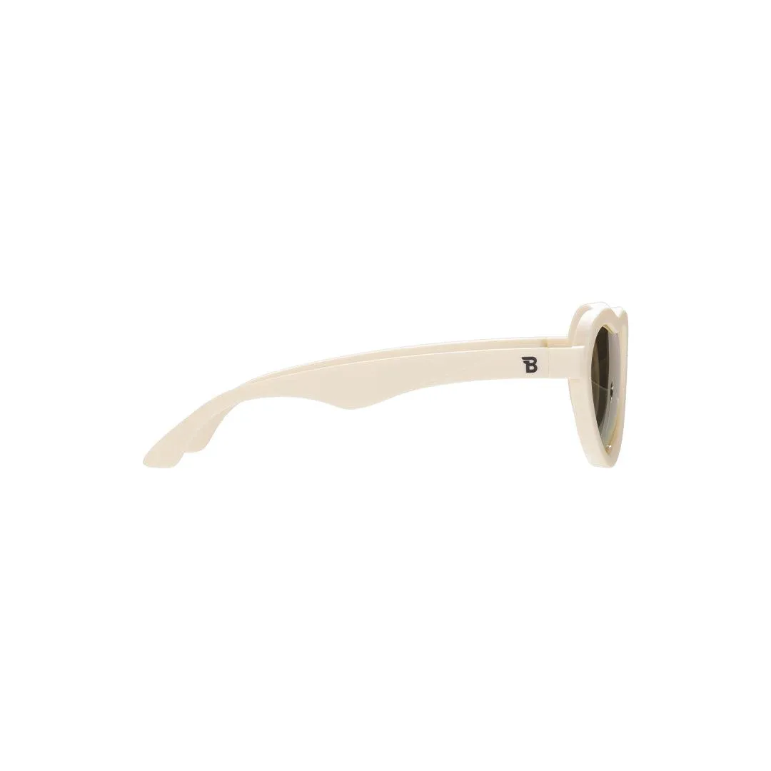 Babiators Polarised Heart Sunglasses - Sweet Cream