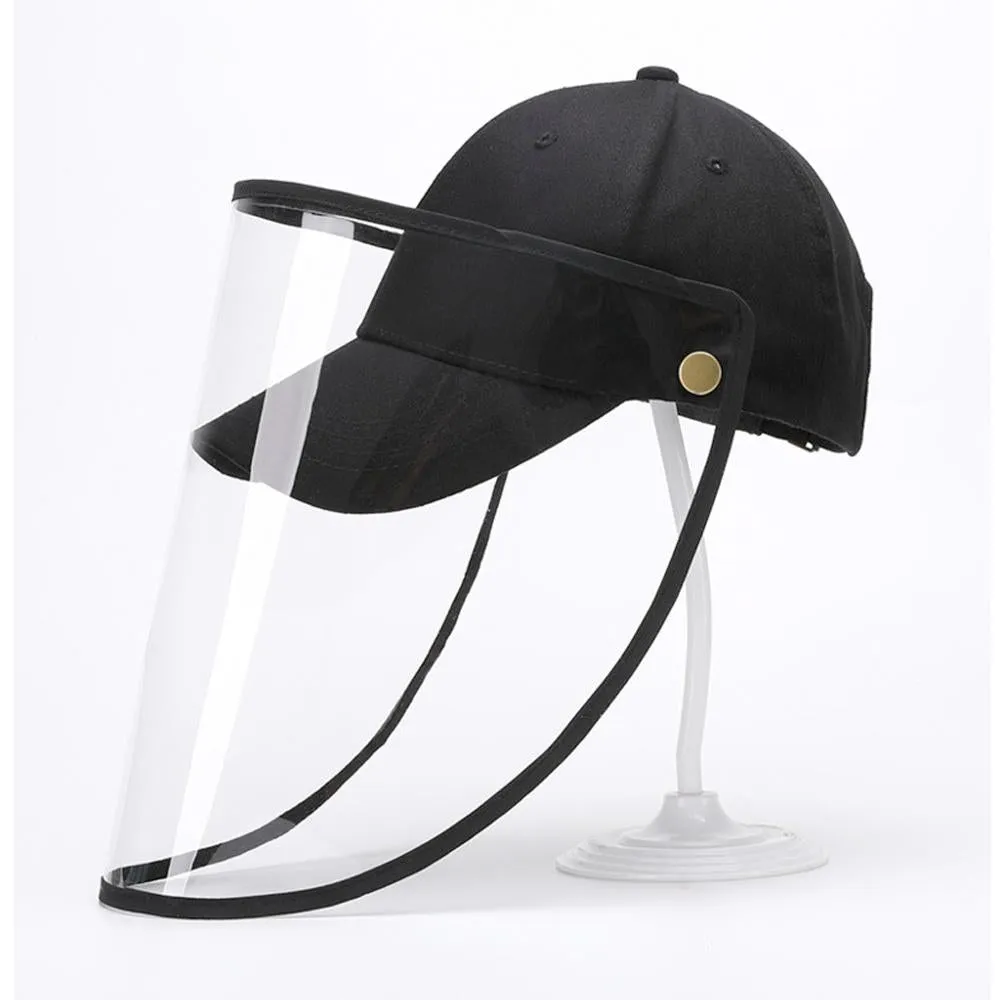 Baseball Cap with Detachable Front Panel