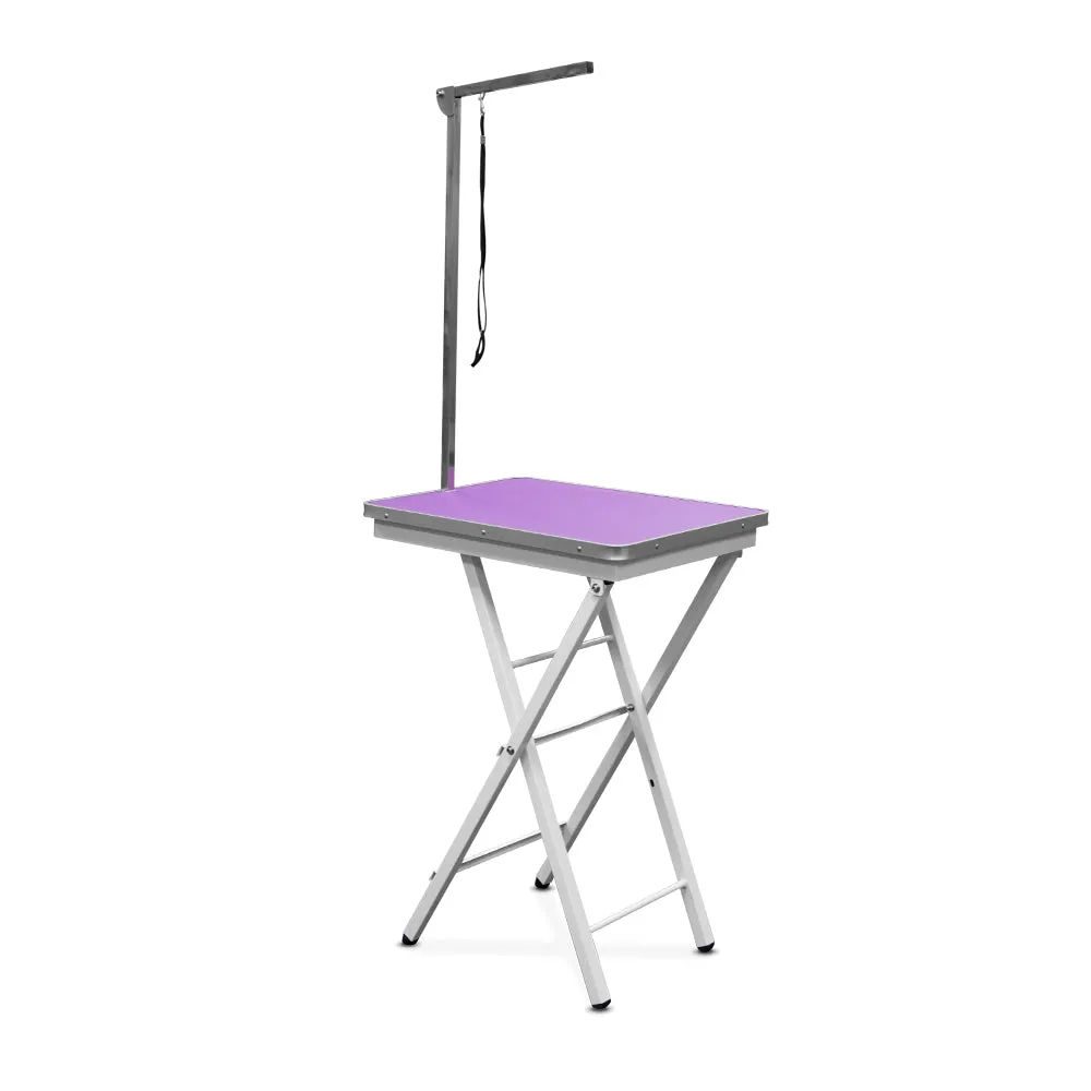 Beaumont Foldable Adjustable Table 60cm PURPLE