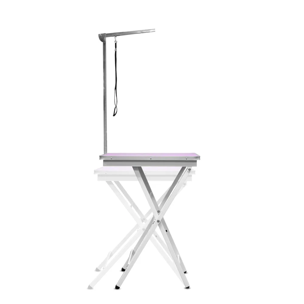 Beaumont Foldable Adjustable Table 60cm PURPLE