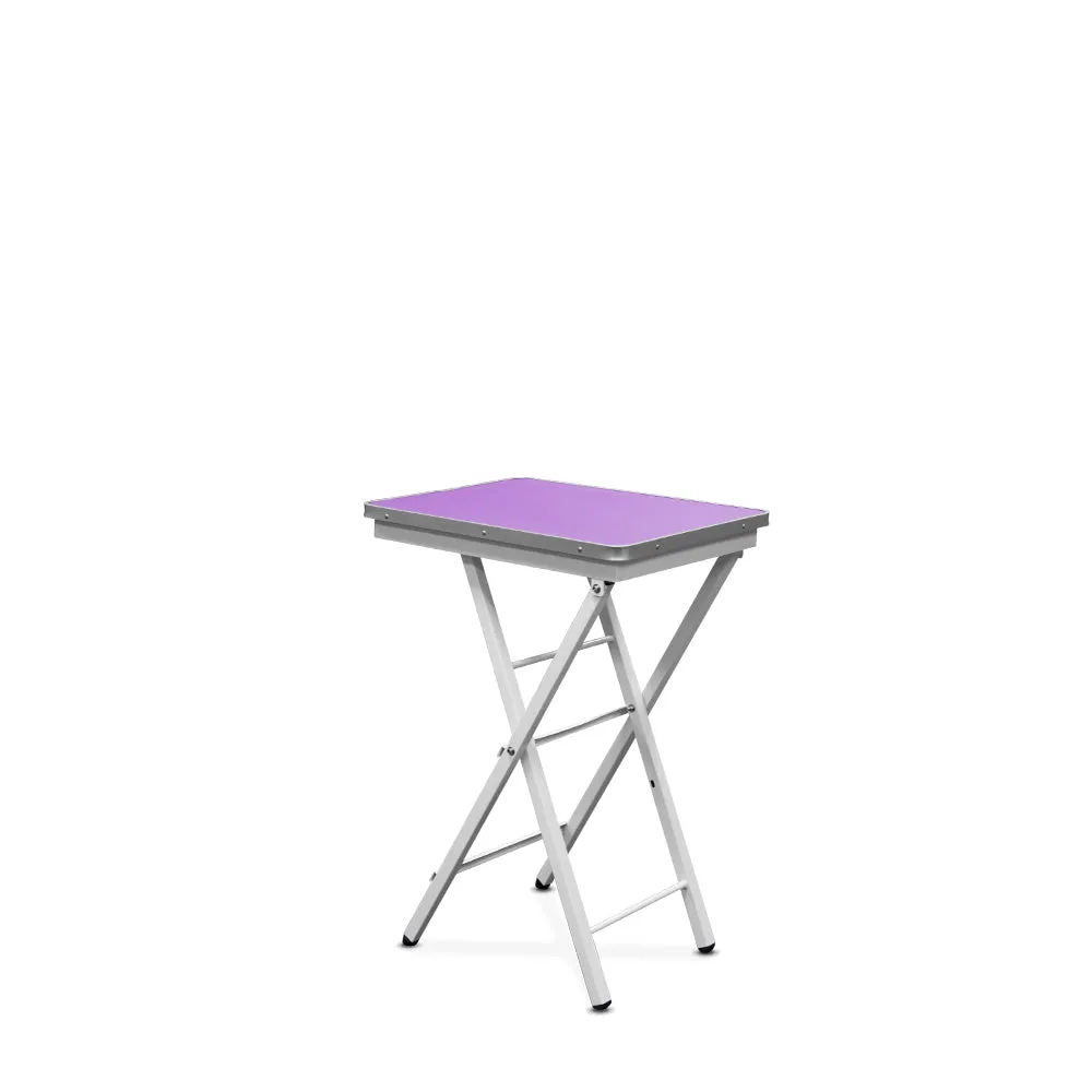 Beaumont Foldable Adjustable Table 60cm PURPLE