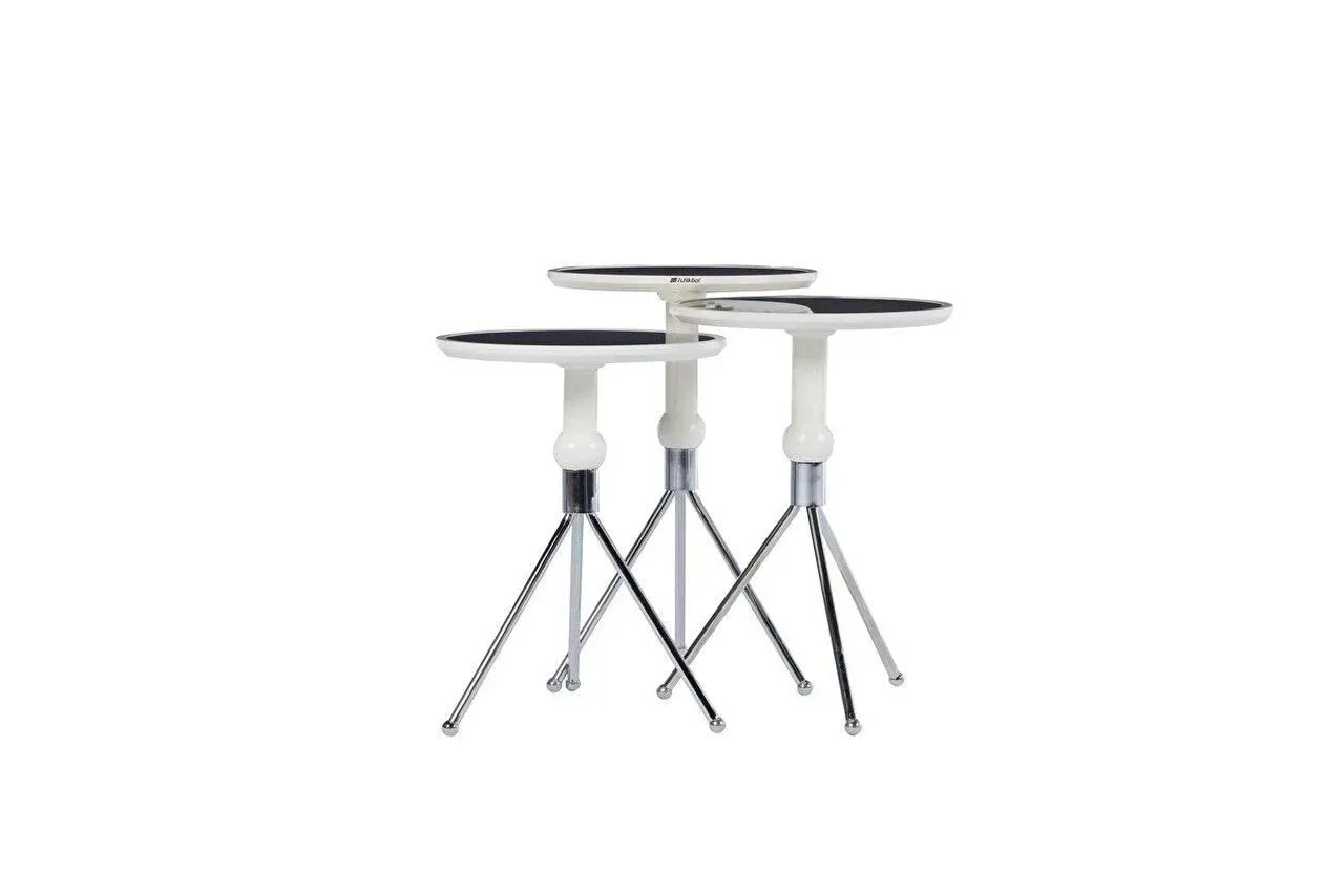 Blanca Nesting Table L - Chrome