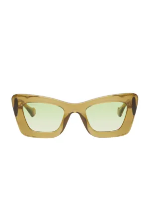 Brown Cat-Eye Sunglasses