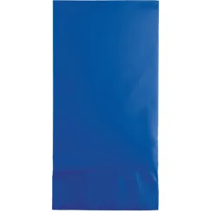 Bulk Cobalt Blue Guest Towels 3 ply (192 per Case)