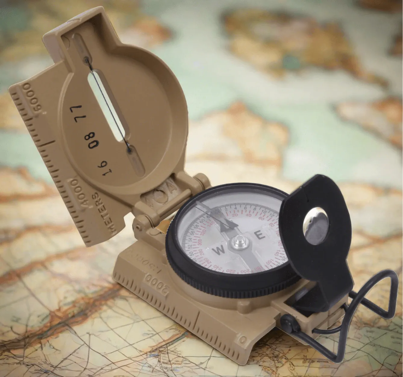 Cammenga G.I. Military Phosphorescent Lensatic Compass