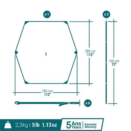 Camping tarp - tarp fresh