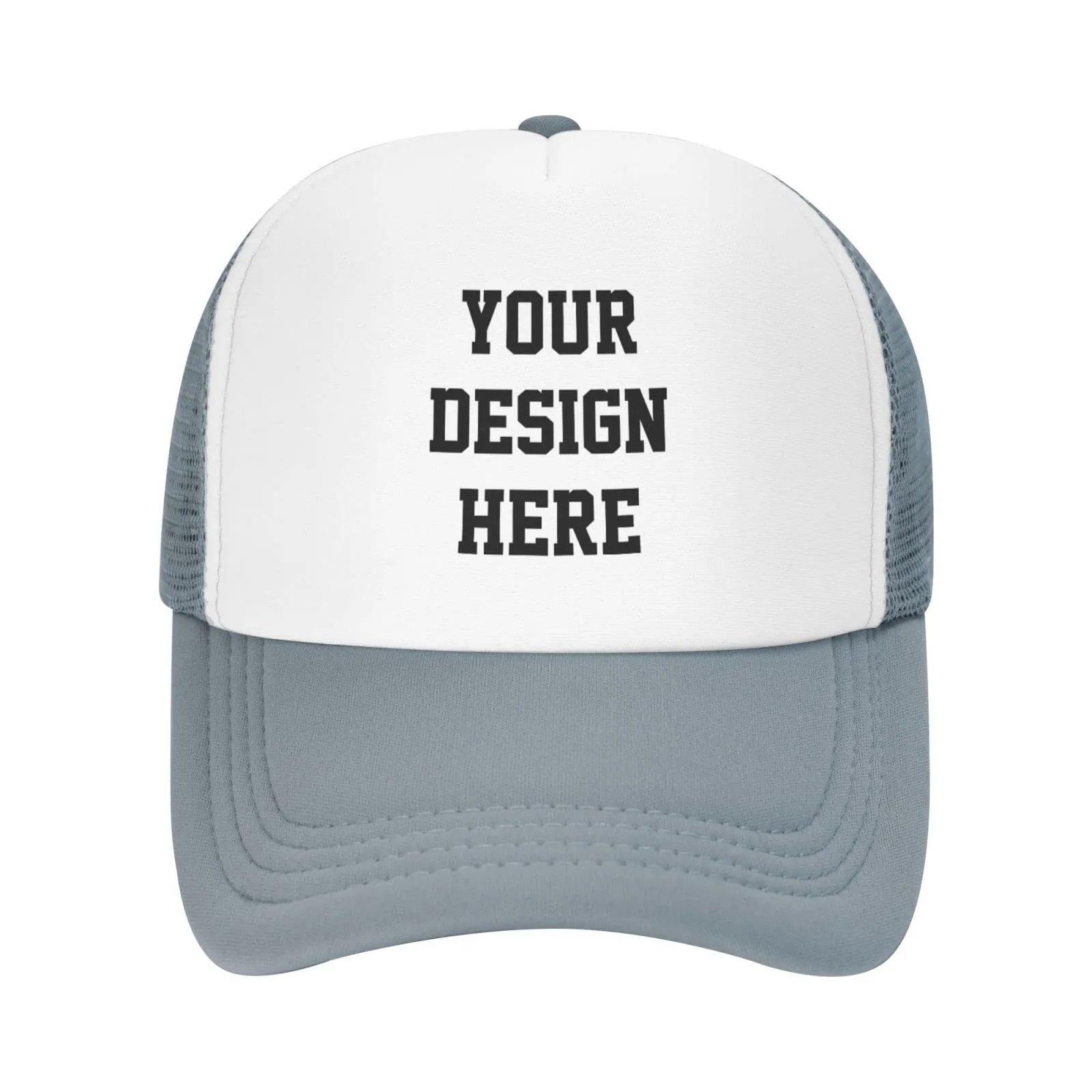 Custom Letter Graphic Trucker Hat Personalized Multicolor Cap