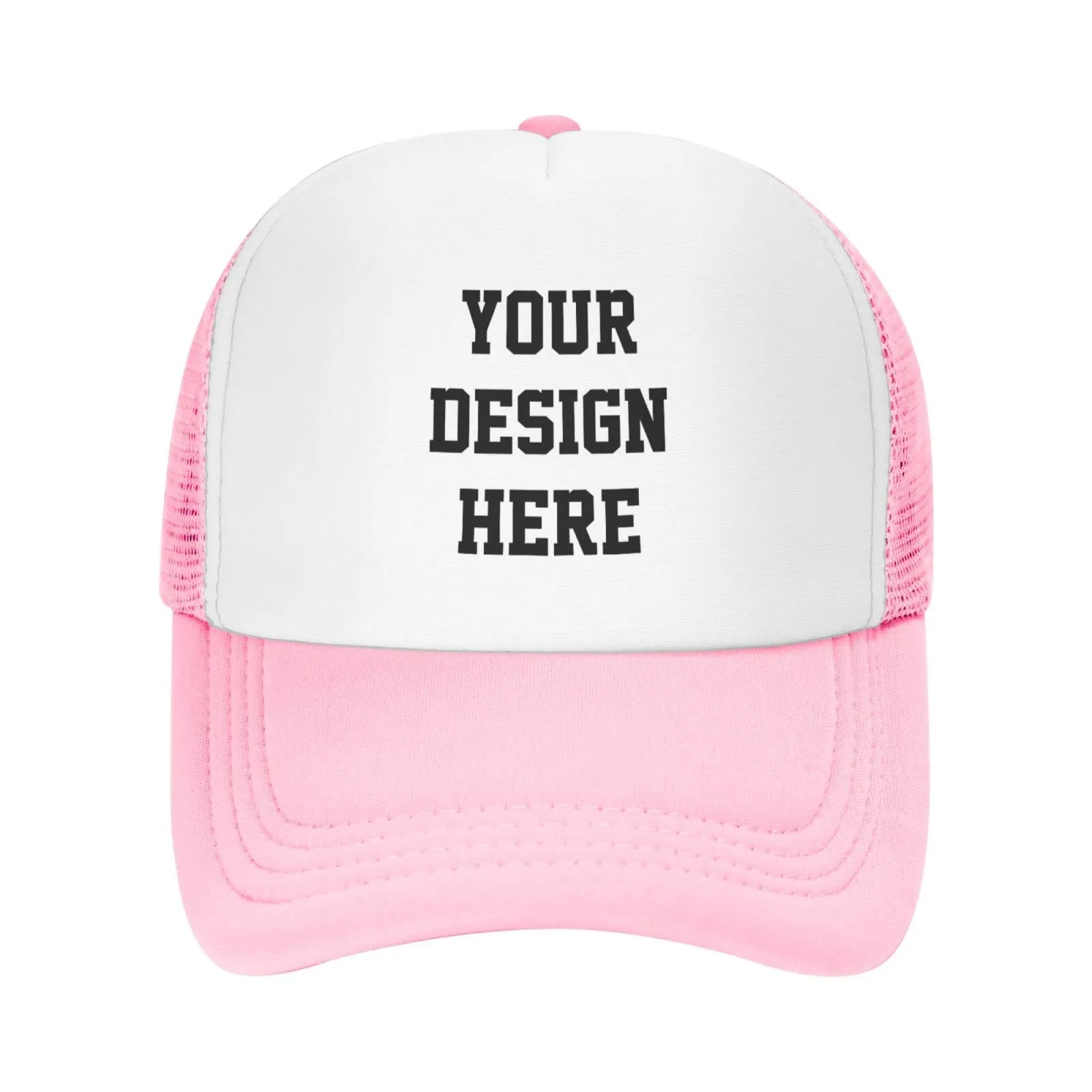 Custom Letter Graphic Trucker Hat Personalized Multicolor Cap