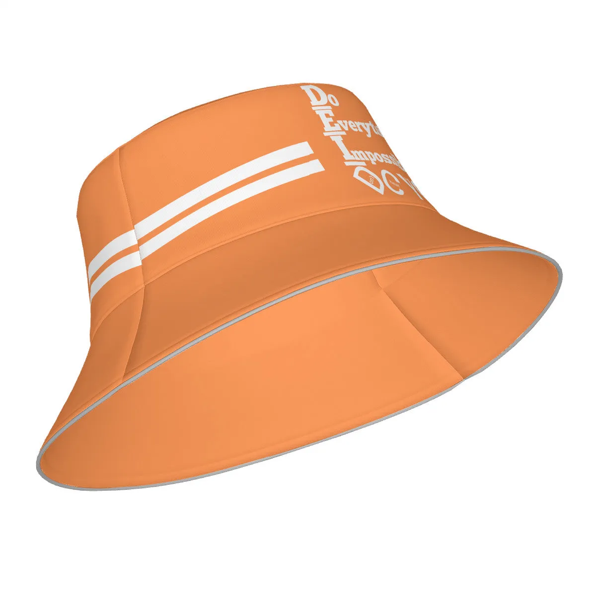 DCYG 24 DEI White & Orange Bucket Hat