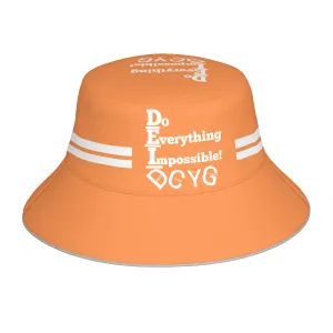 DCYG 24 DEI White & Orange Bucket Hat