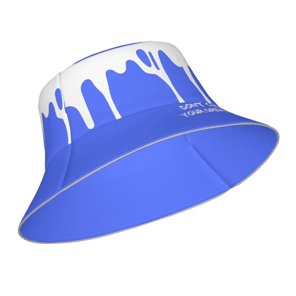 DCYG 24 DRIP  White & Blue Bucket Hat