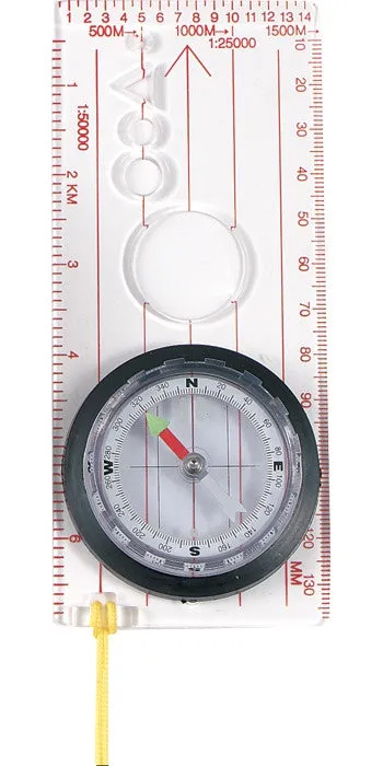 Deluxe Travelers Map Compass Survival Outdoor Tool with Compass