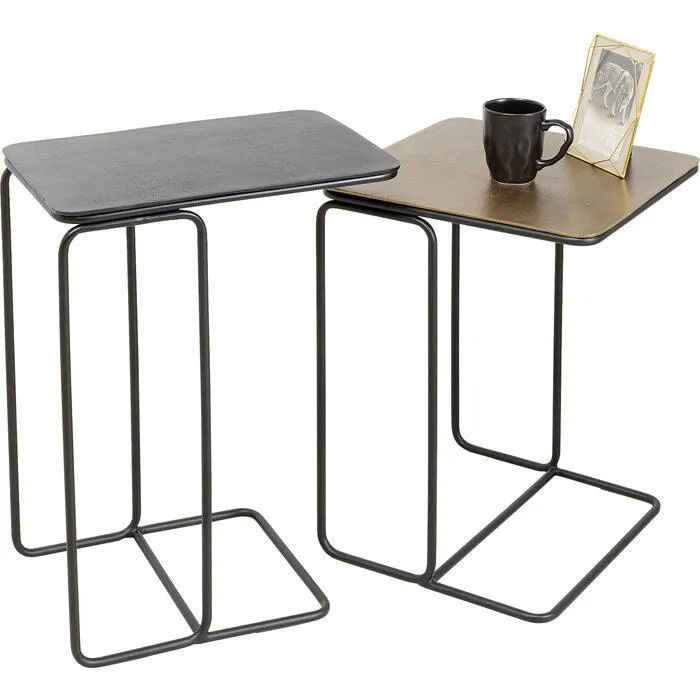 Diego Metal Side Table (2/Set)