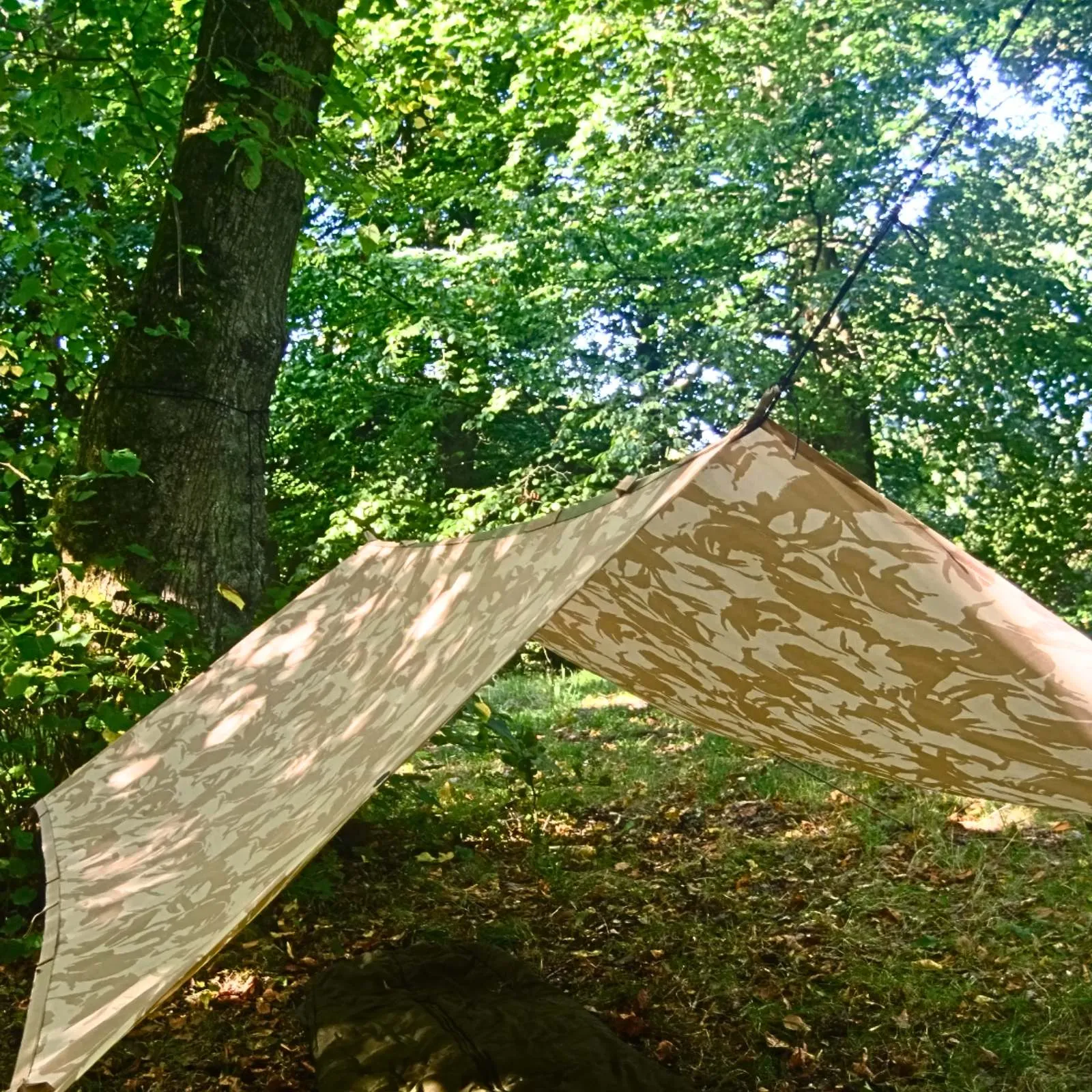 DISTRESSED British Army Desert Basha Tent