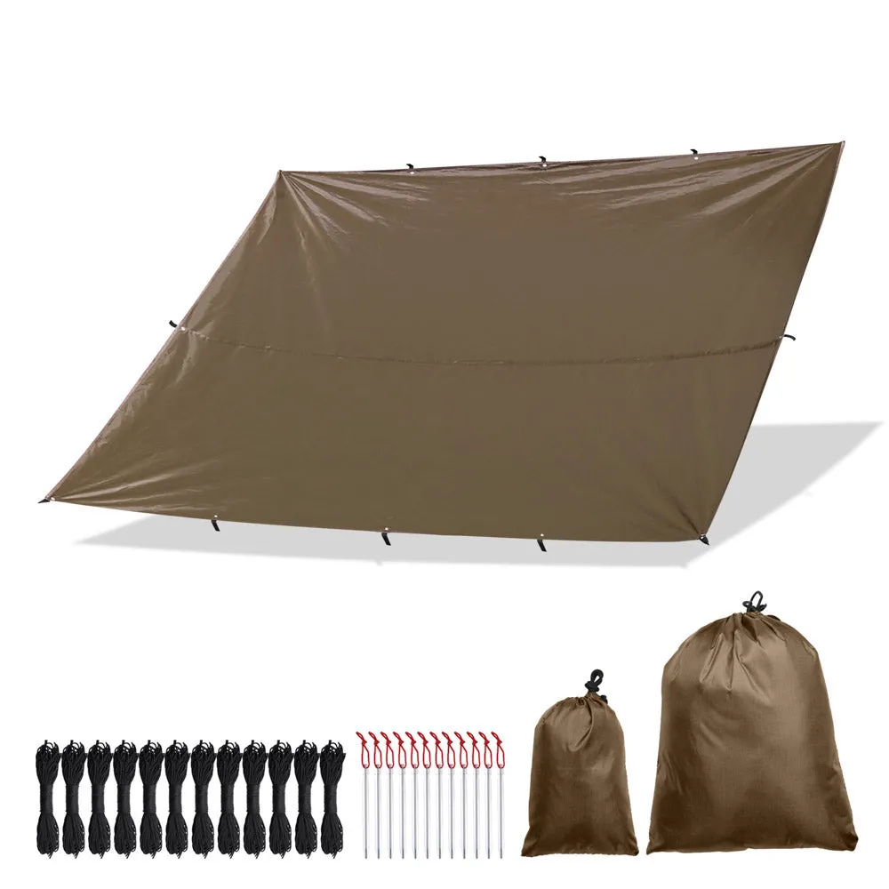 DIY Waterproof Camping Tarp Shelter UV50  PU3,000mm 15x10ft