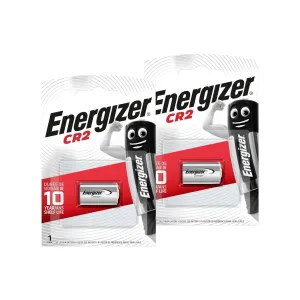 Energizer CR2 3V Lithium Battery - Pack of 2