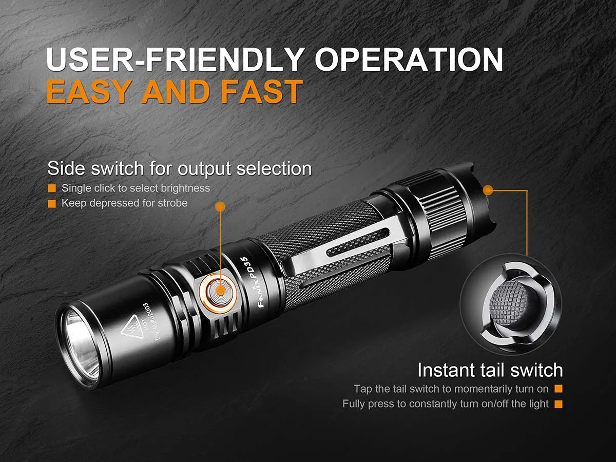 Fenix PD35 V2.0 Flashlight 1000 Lumens