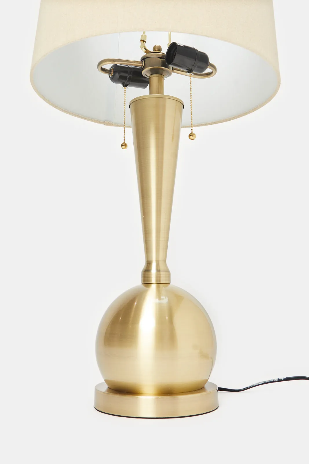 Gold Metal Base Table Lamp