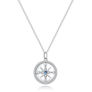 Graduation season compass necklace