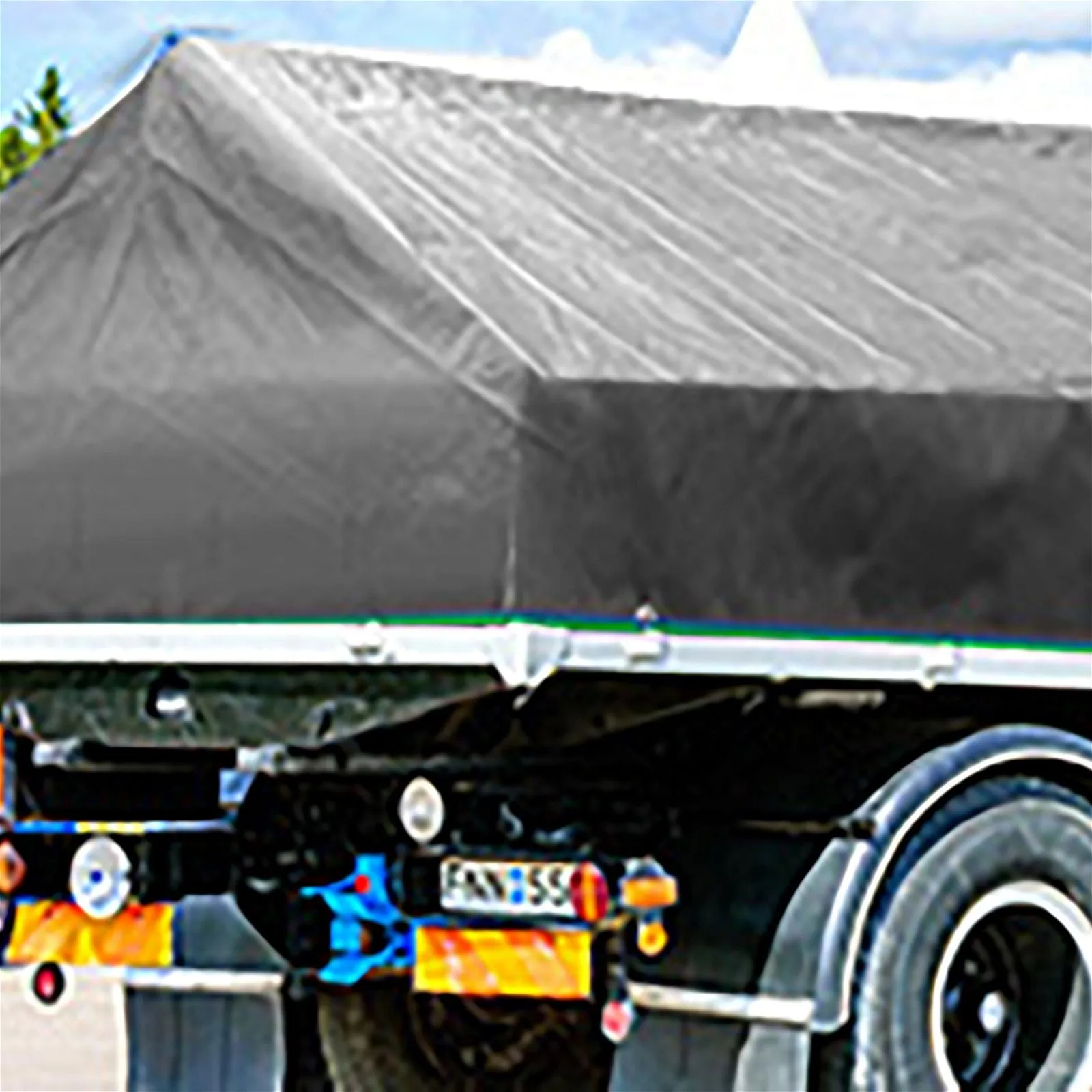 Instahut 6x9m Tarp Camping Tarps Poly Tarpaulin Heavy Duty Cover 180gsm Silver