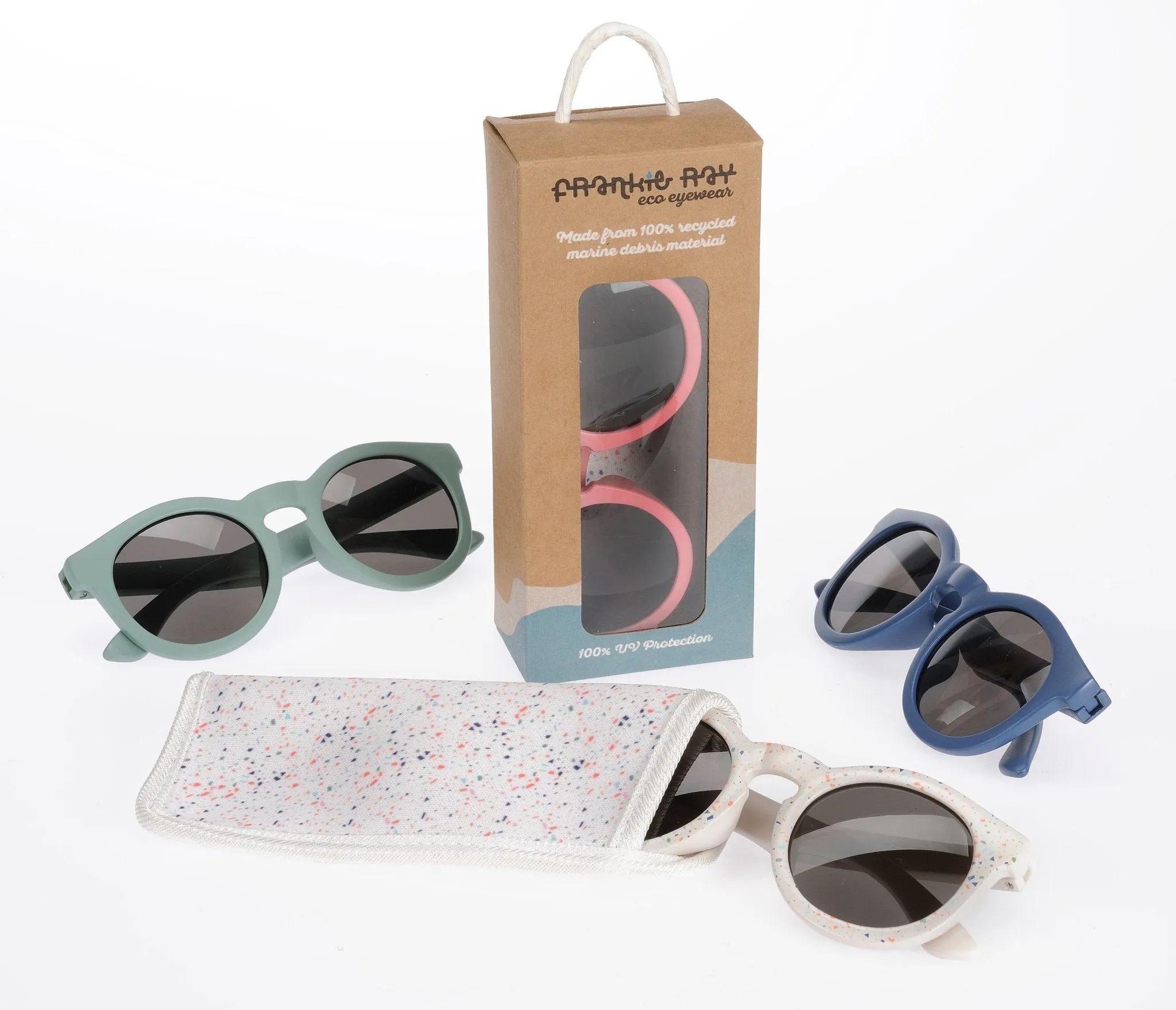 Kids Eco Sunglasses - Coral Pink