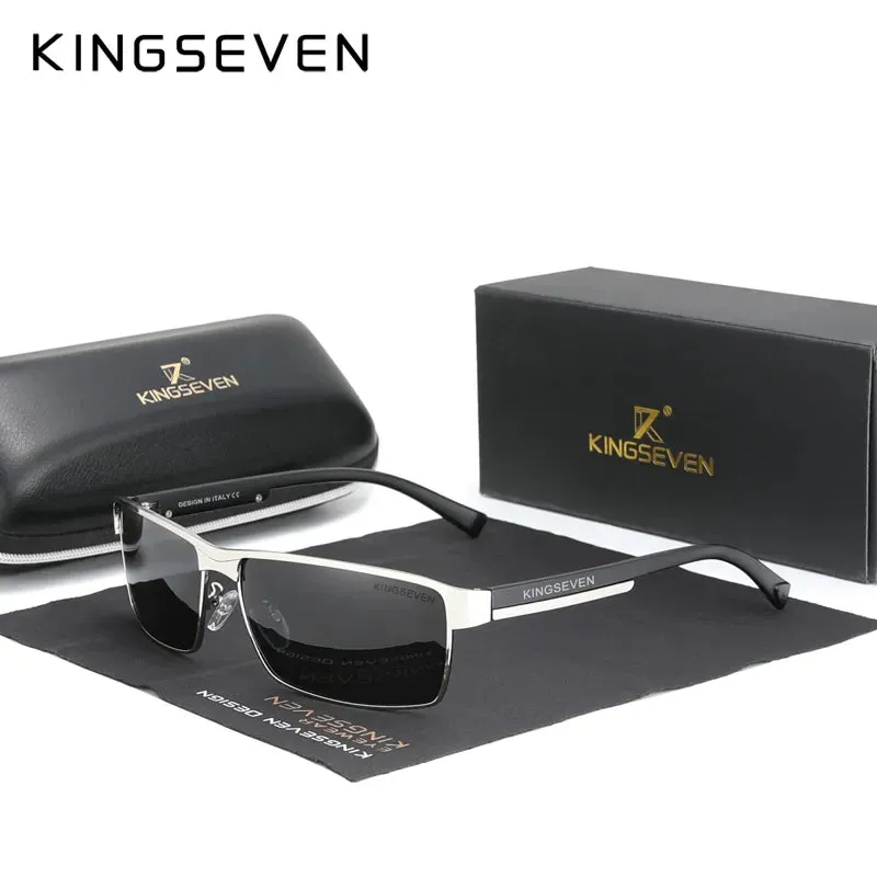 KINGSEVEN NEW Polarized Sunglasses Men Women Driving Square Eyewear Men's Sun Glasses Male Goggle UV400 Gafas De Sol