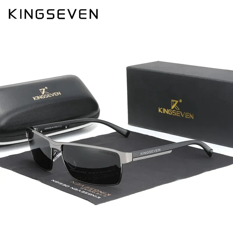 KINGSEVEN NEW Polarized Sunglasses Men Women Driving Square Eyewear Men's Sun Glasses Male Goggle UV400 Gafas De Sol