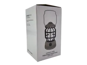 Lantern with Adjustable Brightness Dark Gray