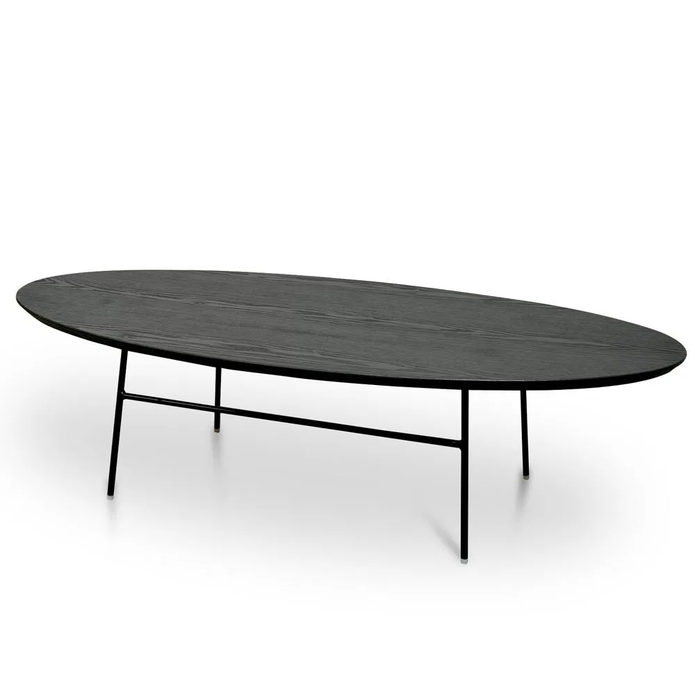 Linda 117.5cm Ash Coffee Table - Black