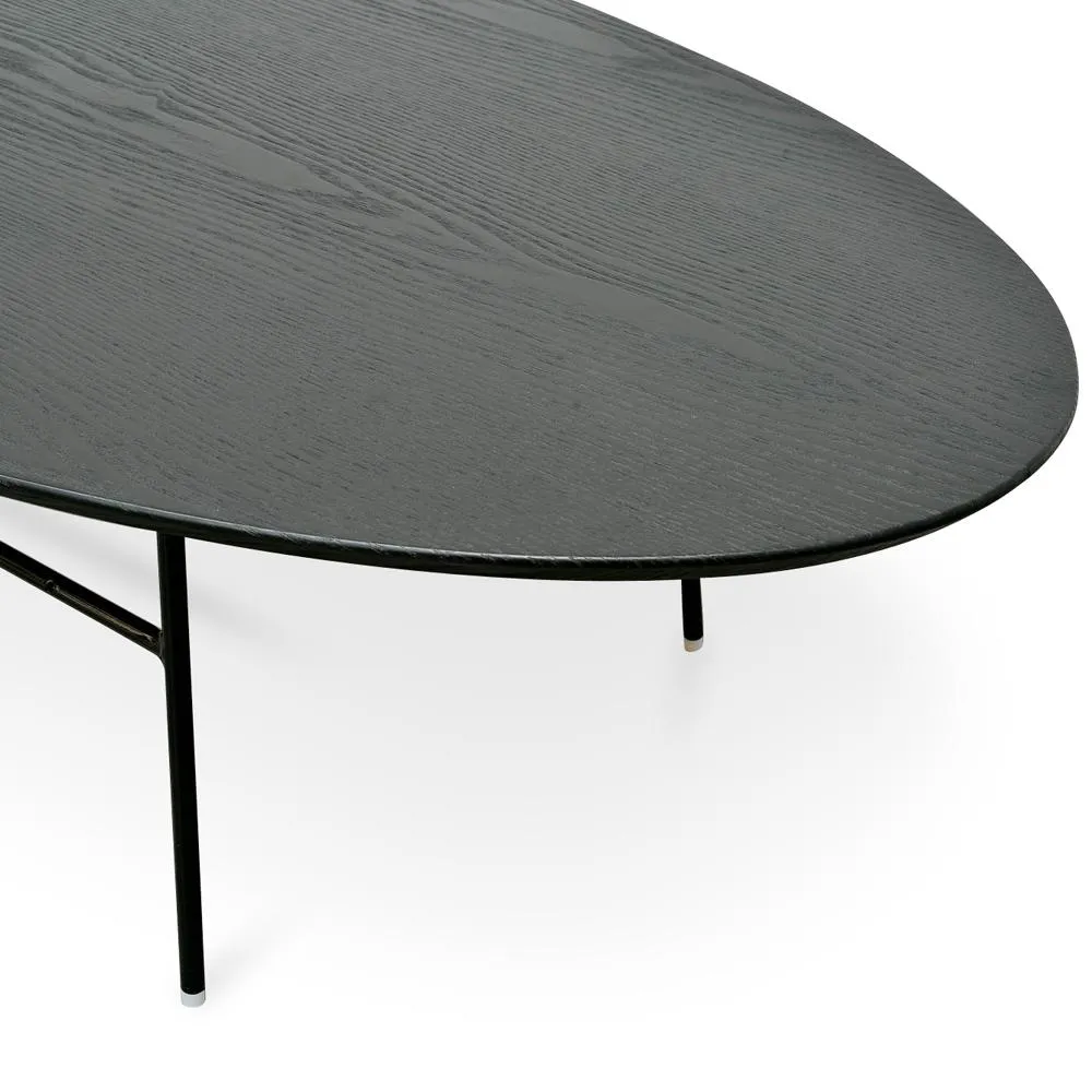 Linda 117.5cm Ash Coffee Table - Black