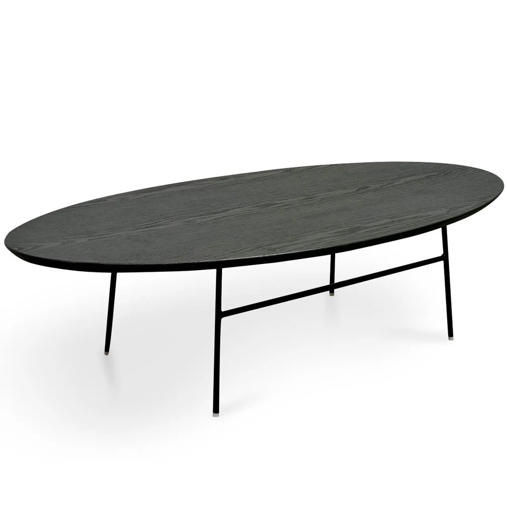 Linda 117.5cm Ash Coffee Table - Black