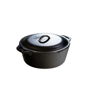 Lodge 7-Quart Seasoned Cast Iron Dutch Oven