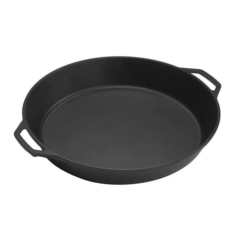 Lodge Logic 17" Dual Handle Round Pan