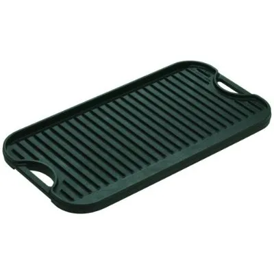 Lodge Logic Pro 20" X 10" Double Burner Cast Iron Reversible Grill/Griddle