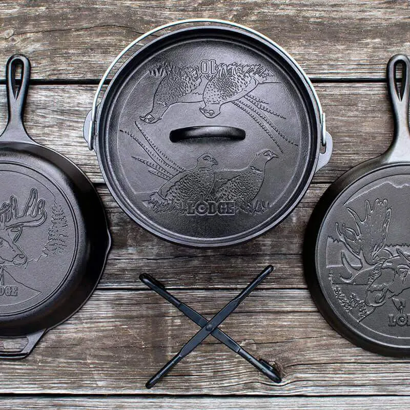 Lodge Wildlife Series Cookware Set 5 Piece