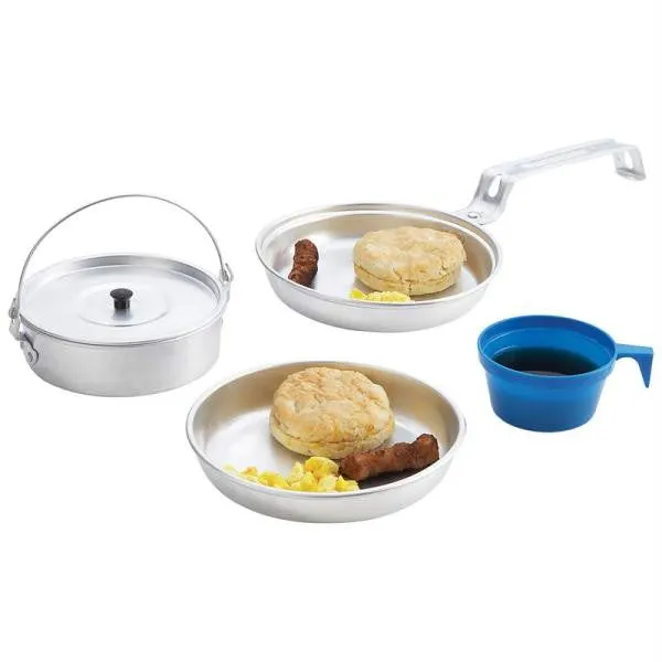 Maxam Personal Aluminum Mess Kit