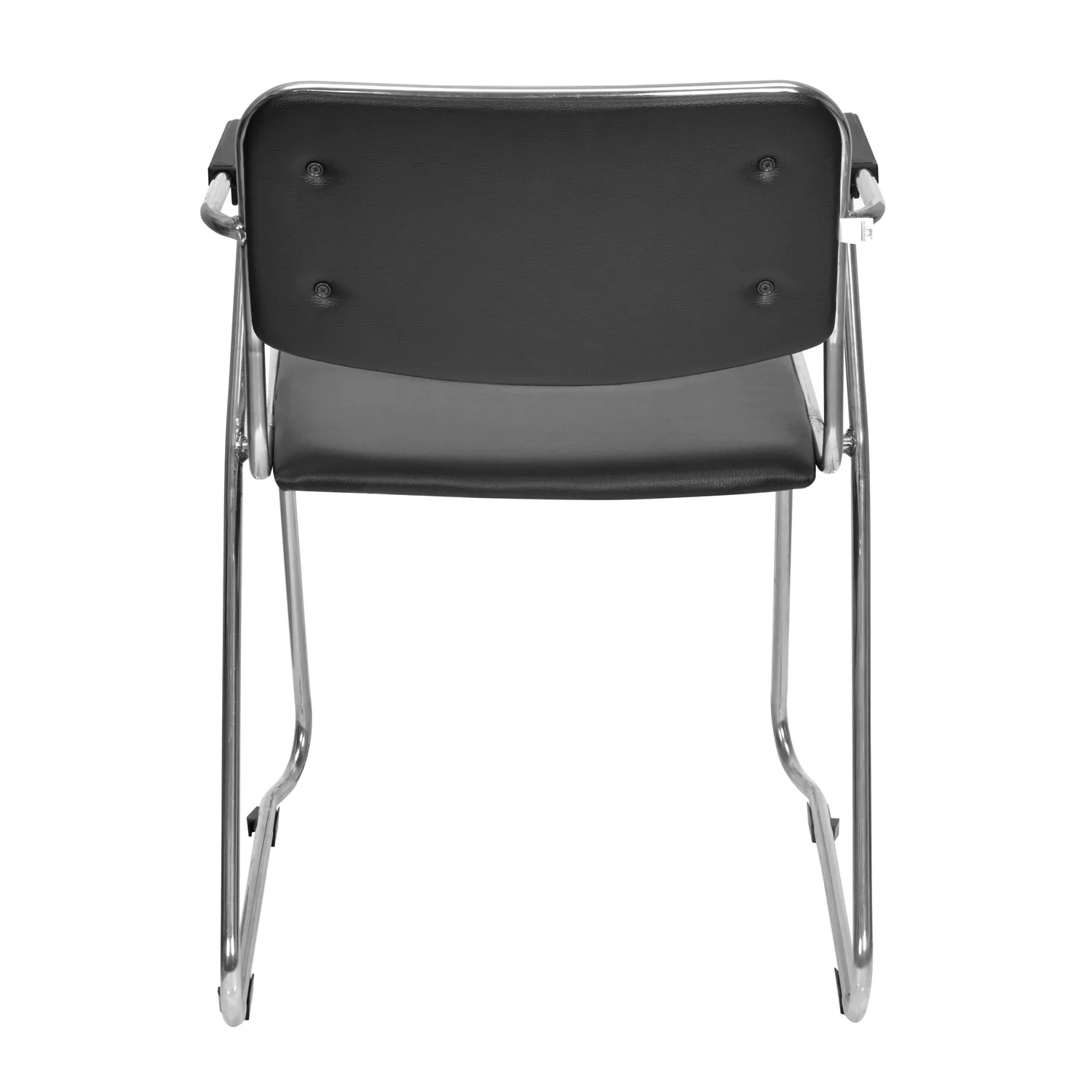 Nilkamal Contract 01 with Arm Visitor Chair (Black)