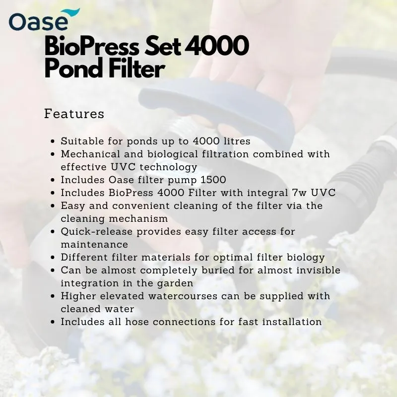 OASE BioPress Set 4000 (Pond Filter)