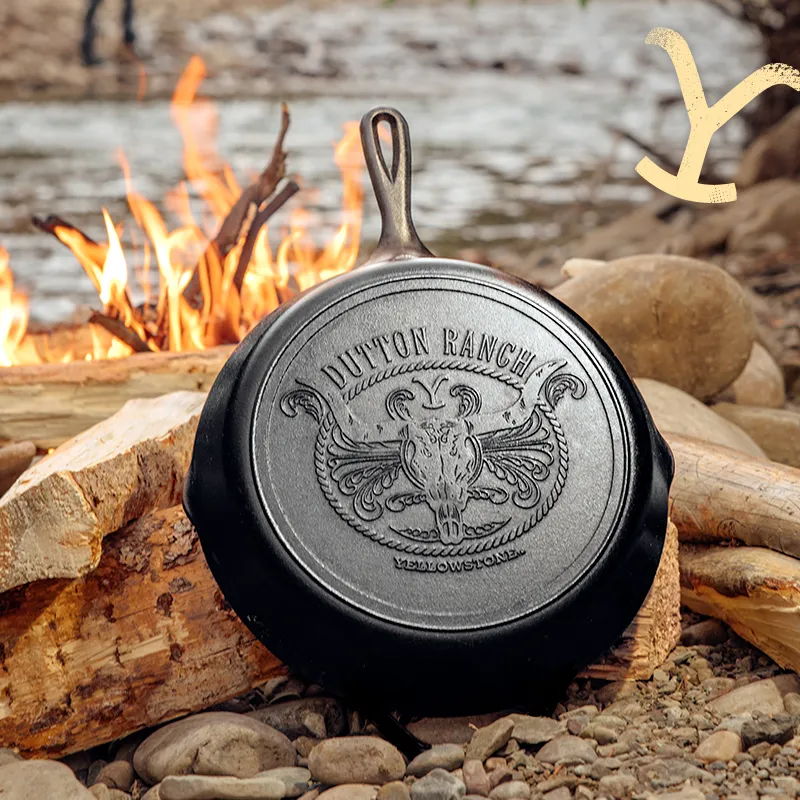 Official YELLOWSTONE 12" Cast Iron Skillet