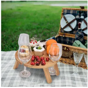 Outdoor Portable Folding Wine Table ID-6