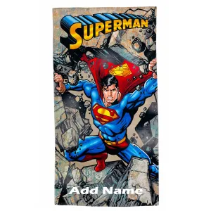 Personalized Beach / Pool Towel - Superman