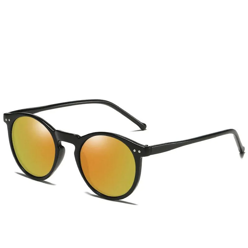 Polarized Sunglasses Men Women Retro Round Vintage Sunglasses