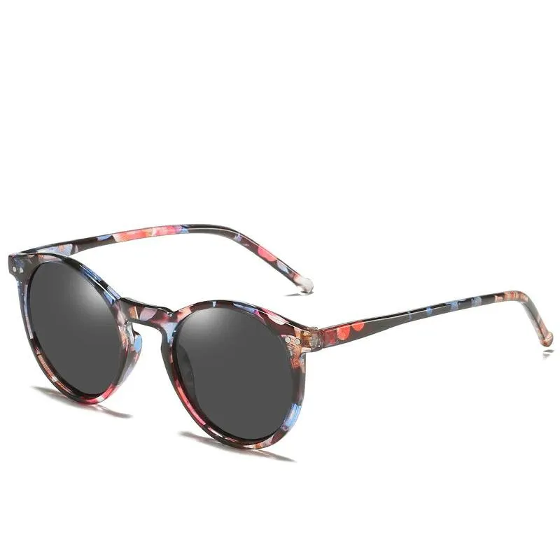 Polarized Sunglasses Men Women Retro Round Vintage Sunglasses