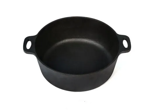 Pre Seasoned Cast Iron Cooking Pot | 2.1 litres, 1.8 kg