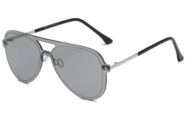 Rimless Aviator Sunglasses (With Colored Lenses)