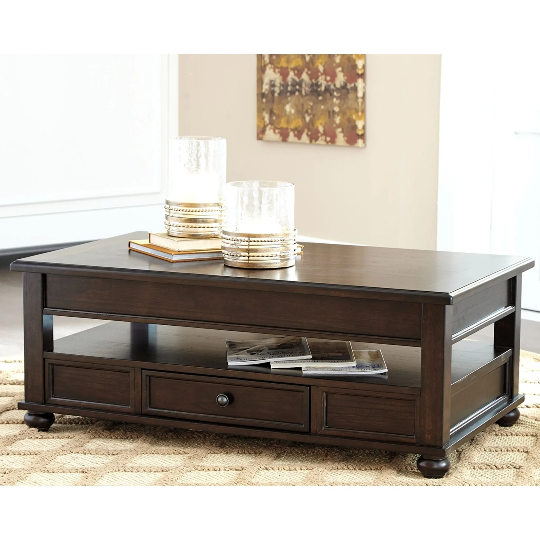 Rowley Creek Coffee Table - Dark Brown