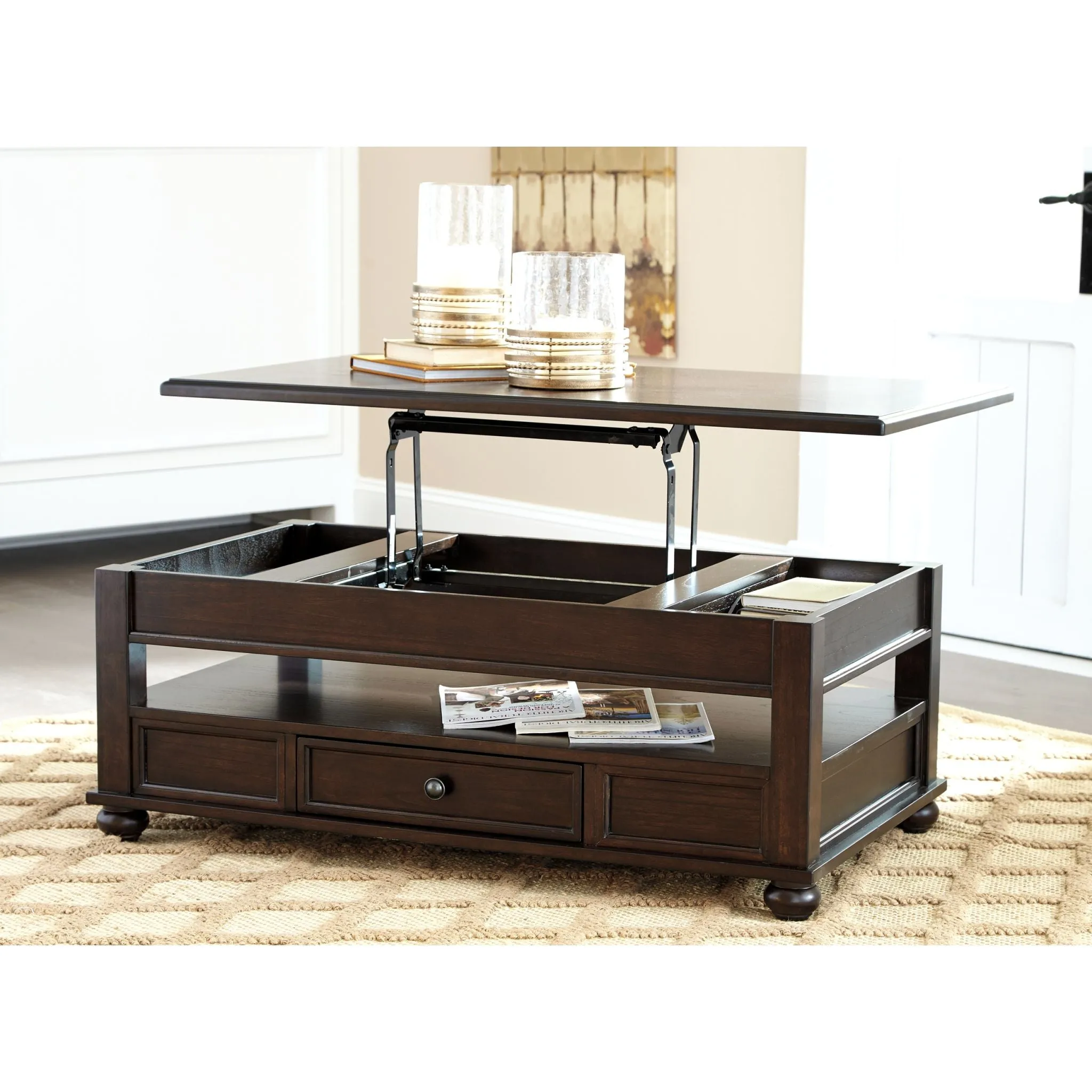 Rowley Creek Coffee Table - Dark Brown