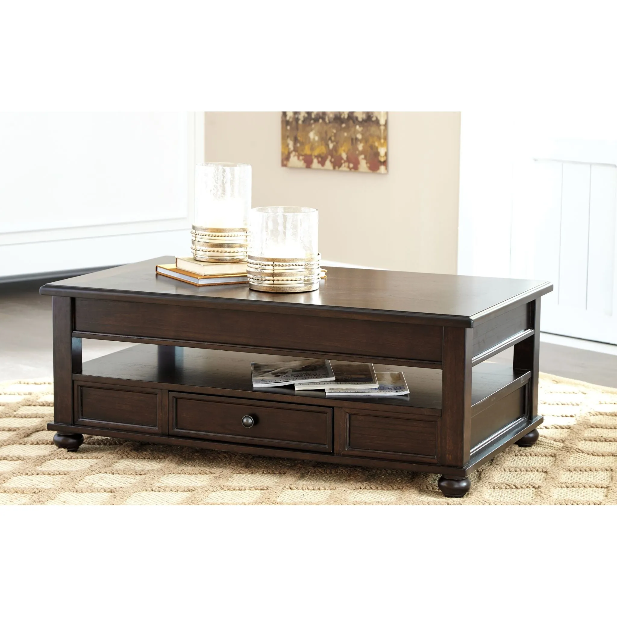 Rowley Creek Coffee Table - Dark Brown